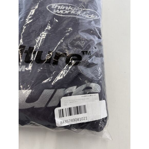 Cold Culture Detailed Hoodie Heavy Gray Large - Picture 6 of 6